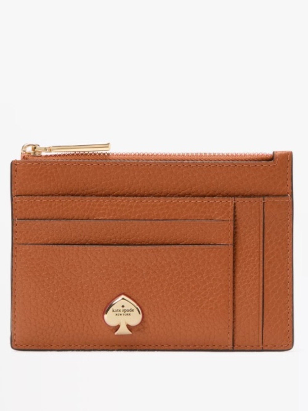 Kate Spade Kayla Large Slim Cardholder, Warm Gingerbread